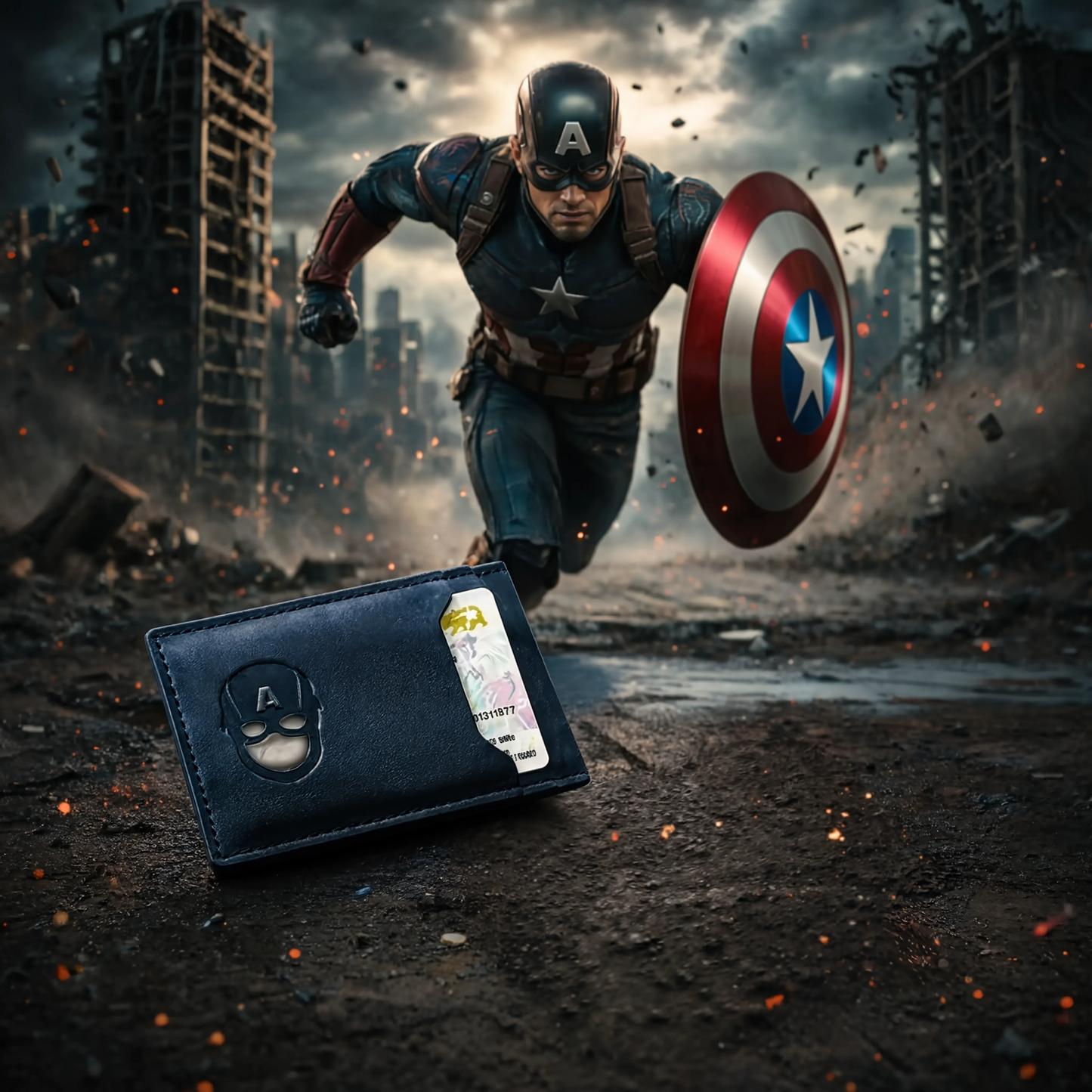 Cartera de Superhéroes para DNI